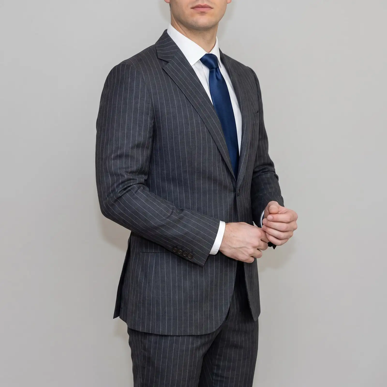 Man in a tailored suit